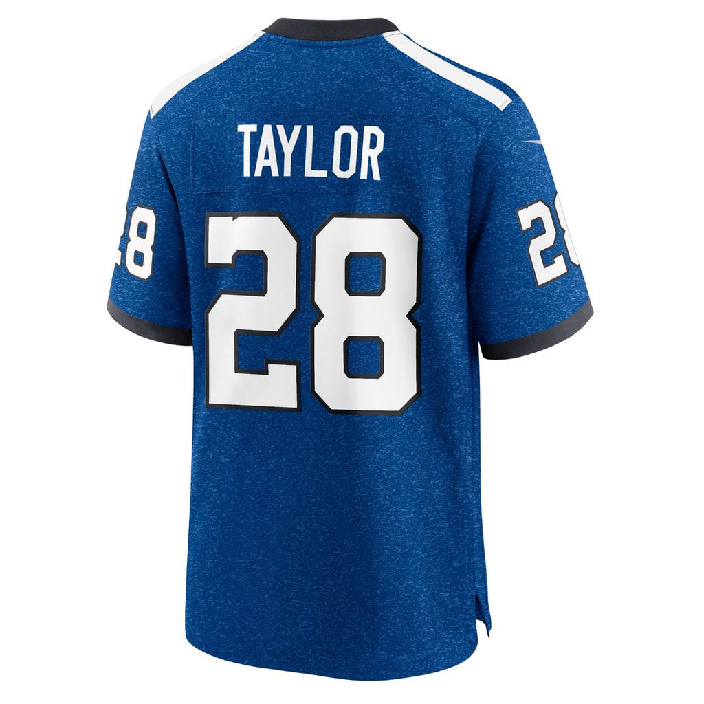 Indianapolis Colts Jonathan Taylor Royal Indiana Nights Alternate Game Jersey product image 3, provided for visual reference