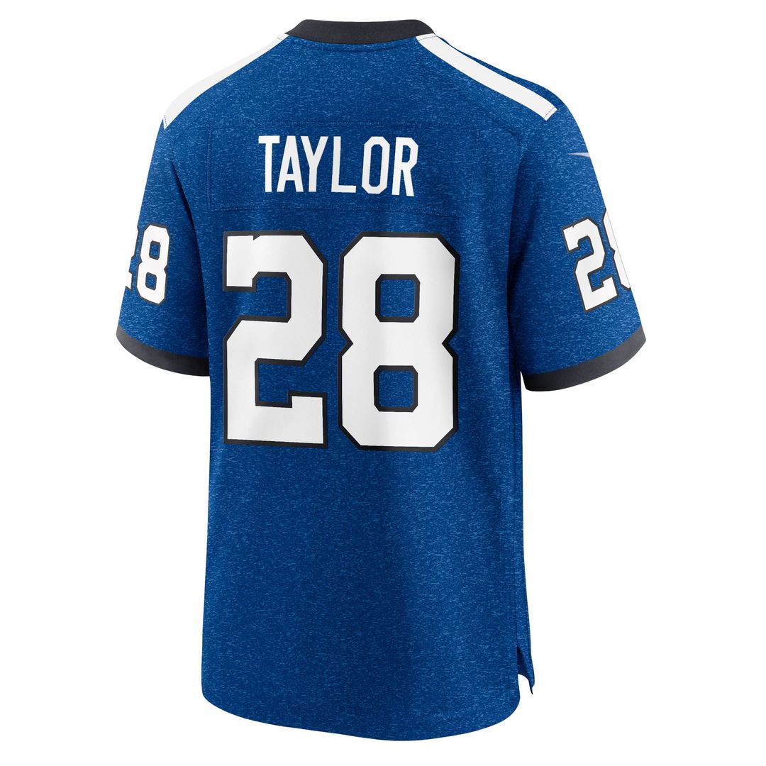 Indianapolis Colts Jonathan Taylor Royal Indiana Nights Alternate Game Jersey product image 3, provided for visual reference