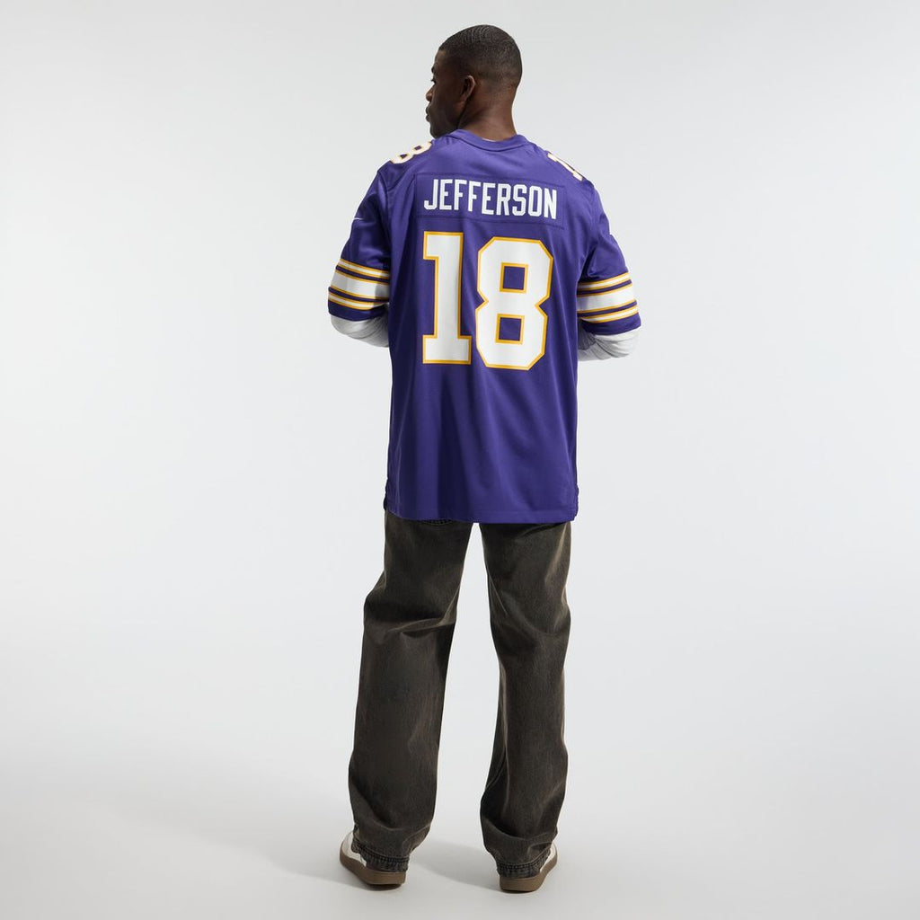 Minnesota Vikings Justin Jefferson White Alternate Game Player Jersey product image 31, provided for visual reference and