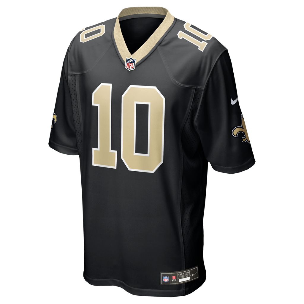 New Orleans Saints Brandin Cooks Black Team Game Jersey product image 2, provided for visual reference and product detail