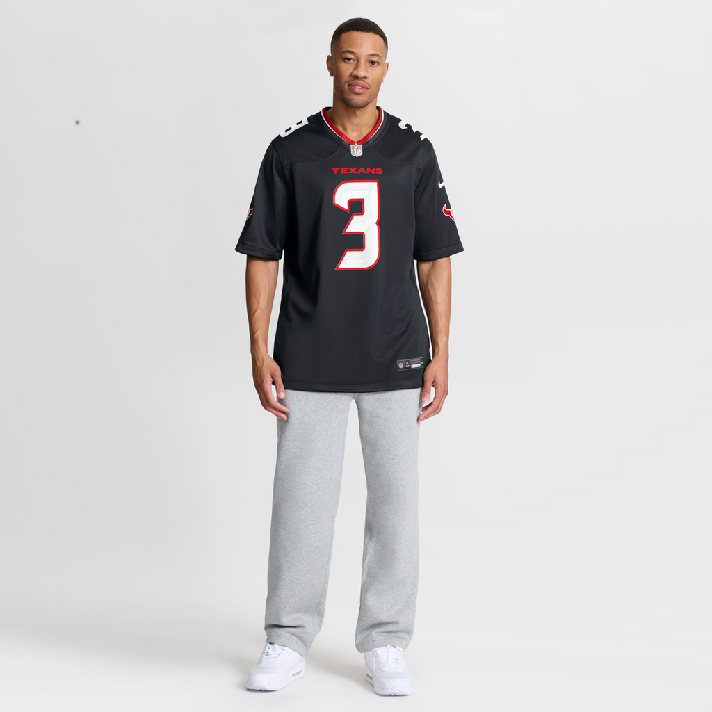 Houston Texans Kamari Lassiter Navy Team Game Jersey product image 4, provided for visual reference and product detail review