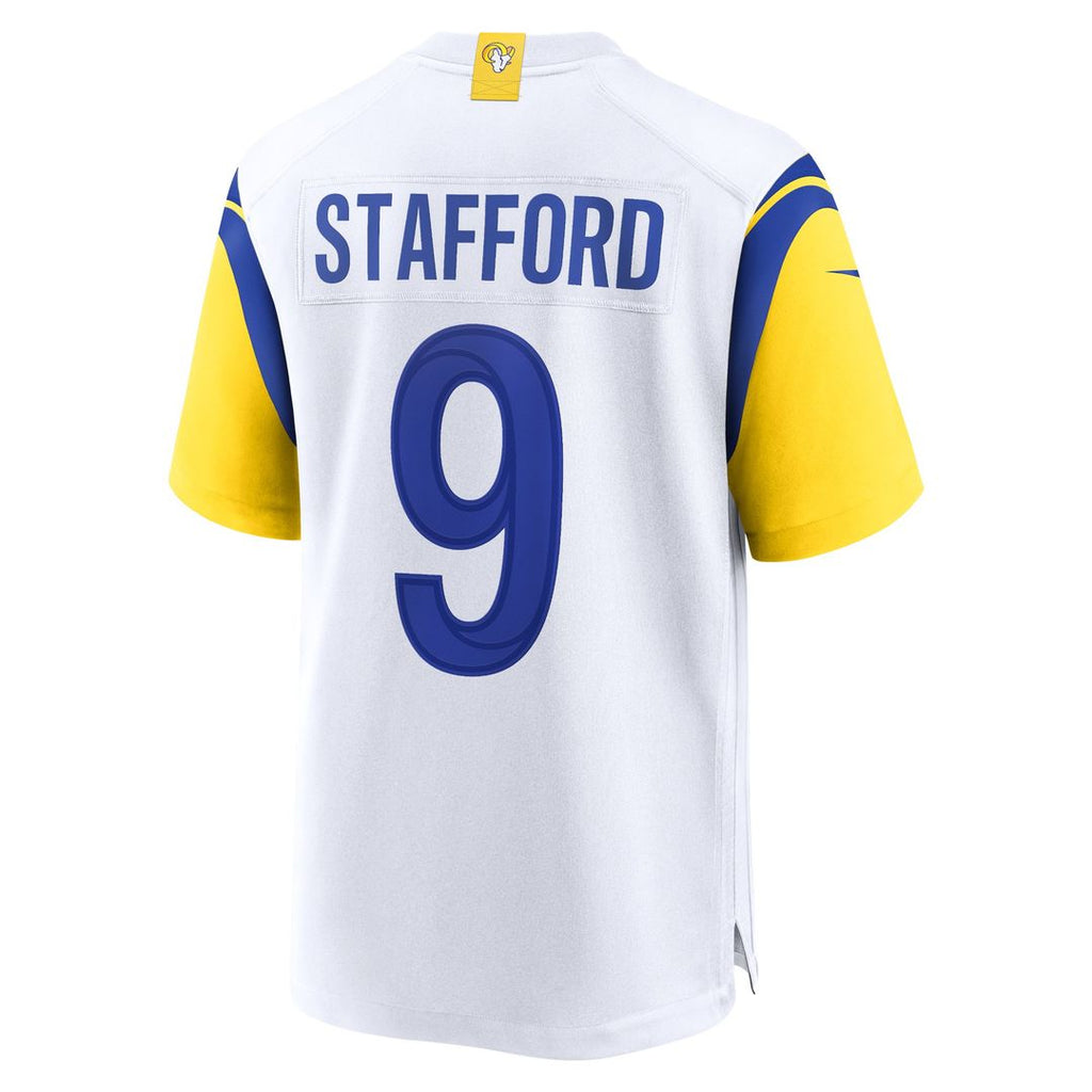 Los Angeles Rams Matthew Stafford White Alternate Game Jersey product image 3, provided for visual reference and product