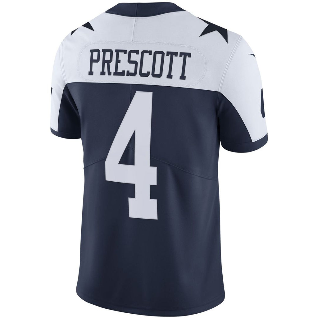 Dallas Cowboys Dak Prescott White Vapor Limited Player Jersey product image 9, provided for visual reference and product