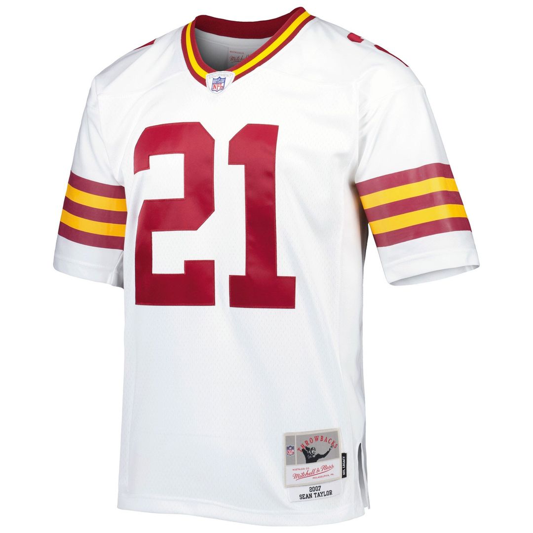 Washington Commanders Sean Taylor White Big & Tall 2007 Legacy Retired Player Jersey product image 2, provided for visual