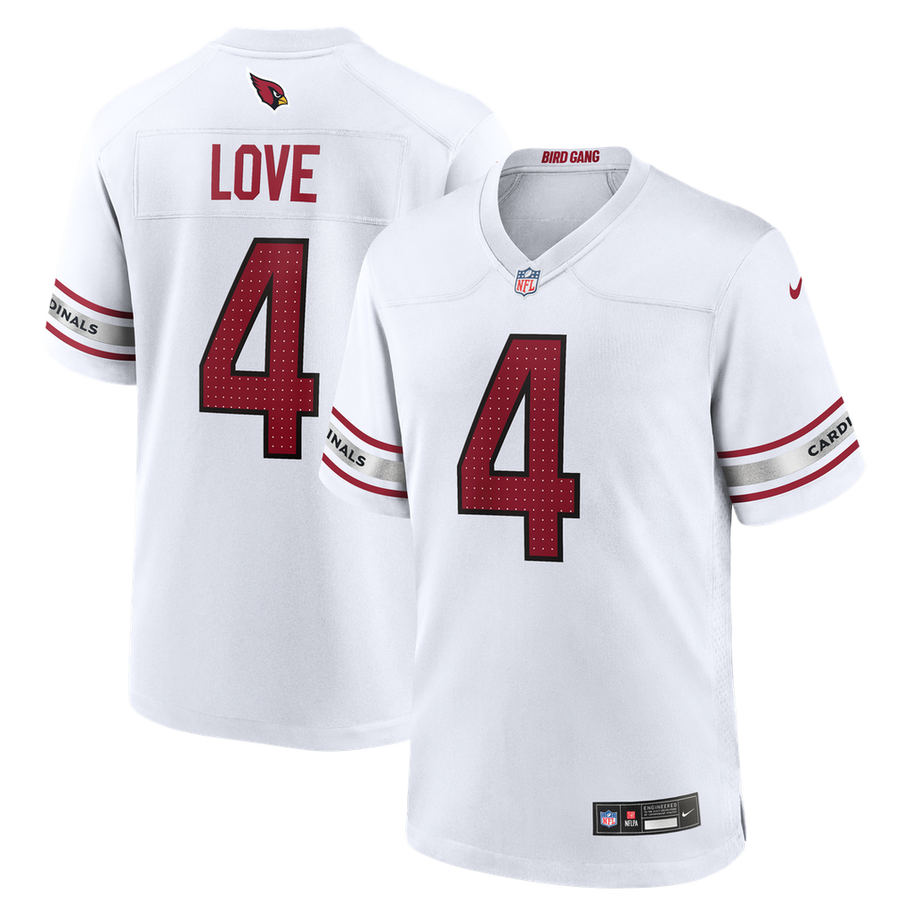 Arizona Cardinals Jeremiyah Love Black Alternate Game Player Jersey product image 13, provided for visual reference and
