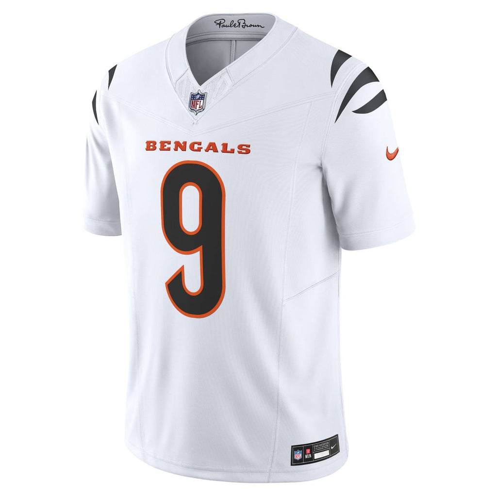 Cincinnati Bengals Joe Burrow Orange Vapor F.U.S.E. Limited Jersey product image 11, provided for visual reference and
