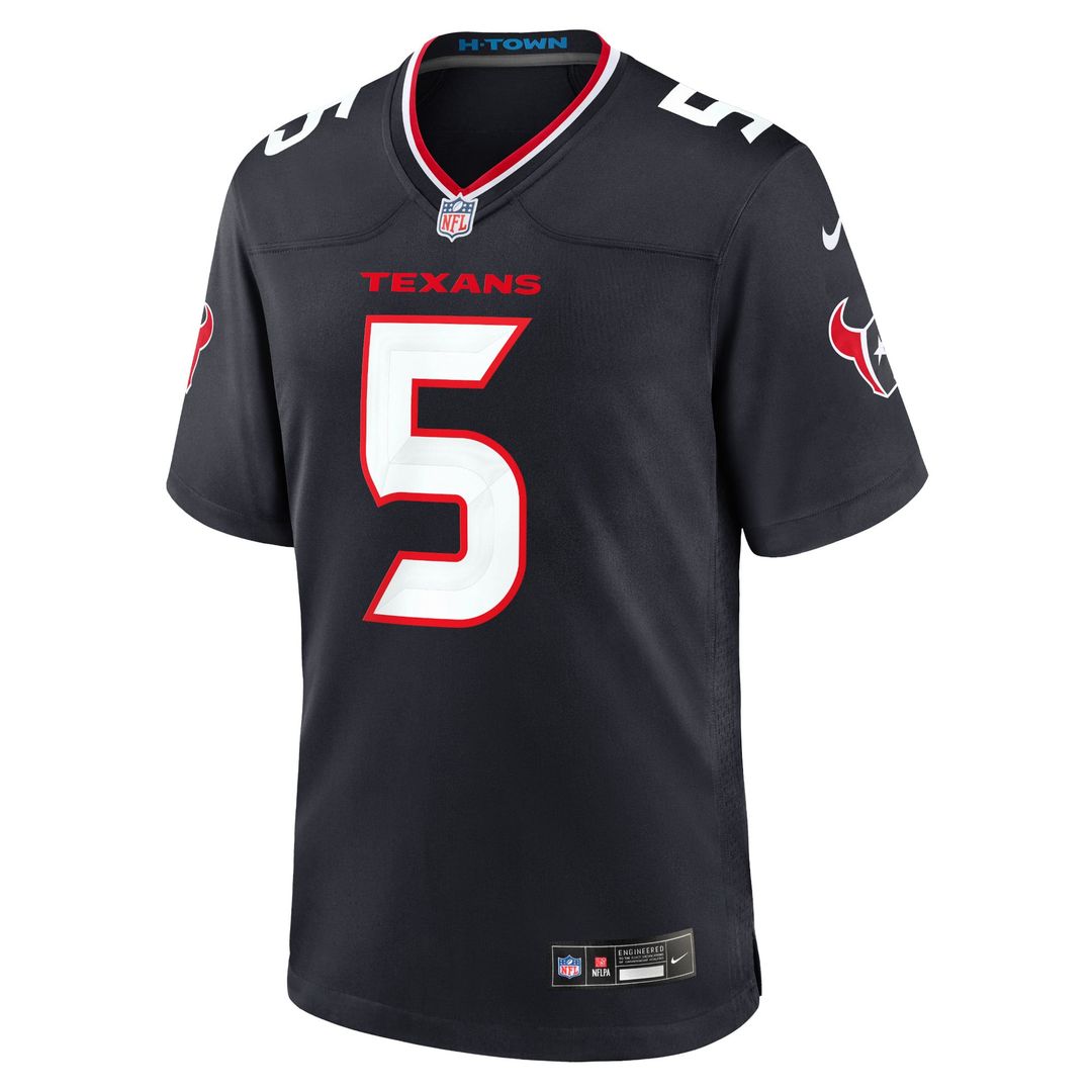 Houston Texans Jalen Pitre Red Alternate Game Jersey product image 14, provided for visual reference and product detail