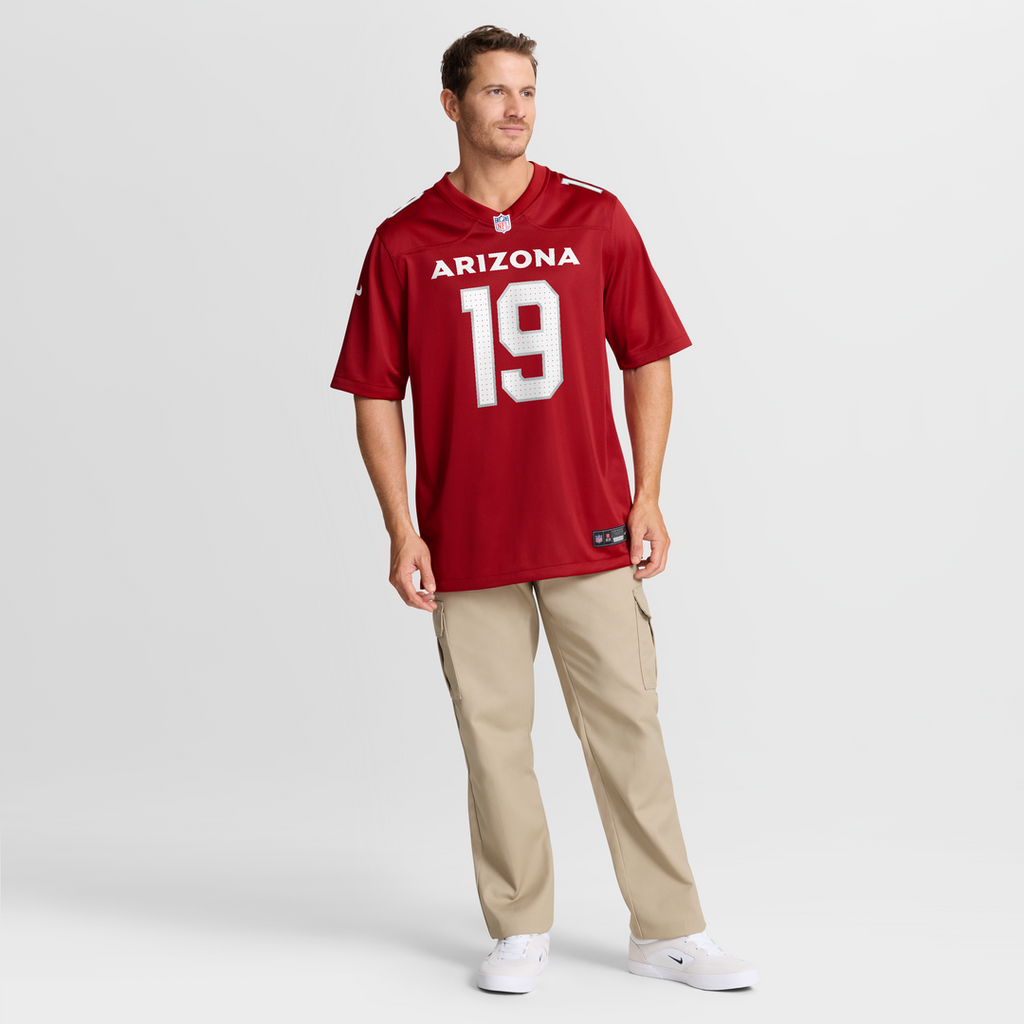 Arizona Cardinals Carson Beck Cardinal Game Jersey product image 2, provided for visual reference and product detail review
