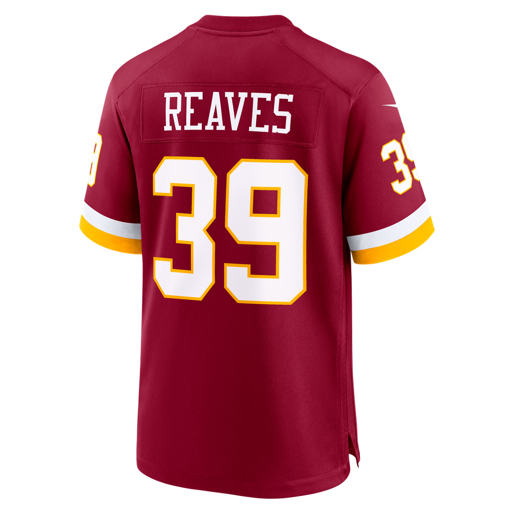 Washington Commanders Jeremy Reaves White Game Super Bowl Era Jersey product image 17, provided for visual reference and