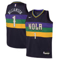 Zion Williamson New Orleans Pelicans City Edition Swingman Jersey - Purple - Youth product image 1, provided for visual