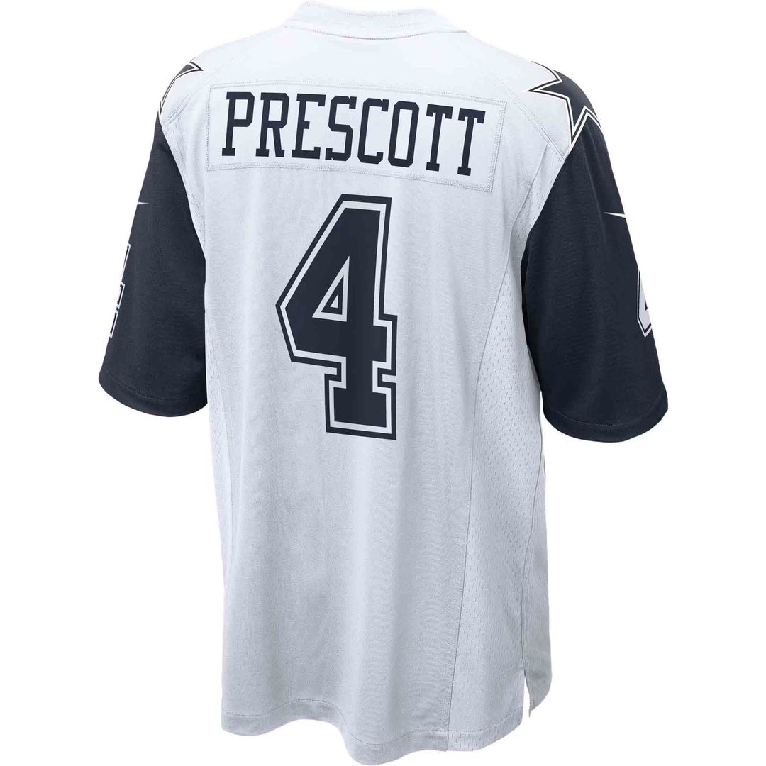 Dallas Cowboys Dak Prescott Navy Alternate Game Team Jersey product image 19, provided for visual reference and product