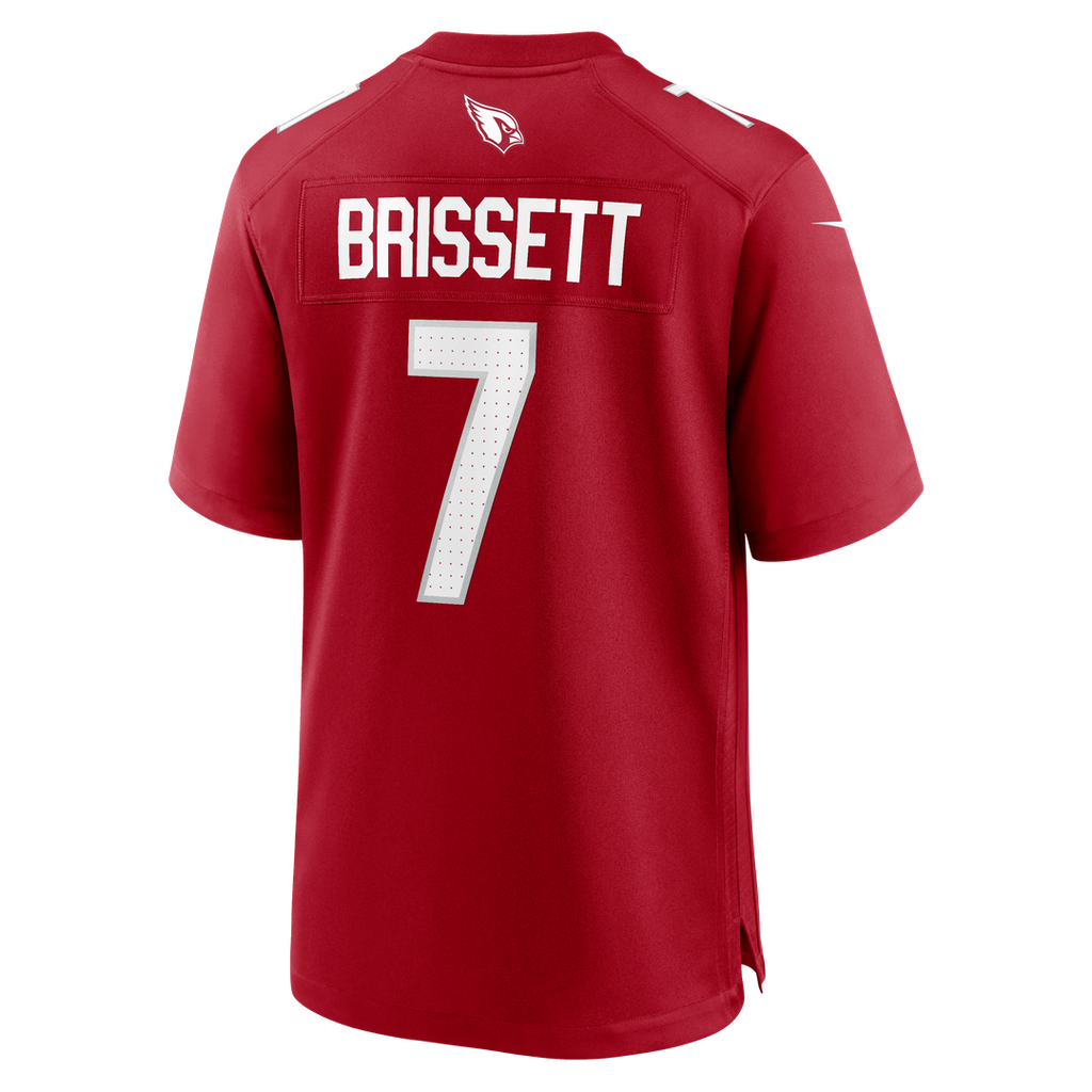 Arizona Cardinals Jacoby Brissett Cardinal Team Game Jersey product image 3, provided for visual reference and product