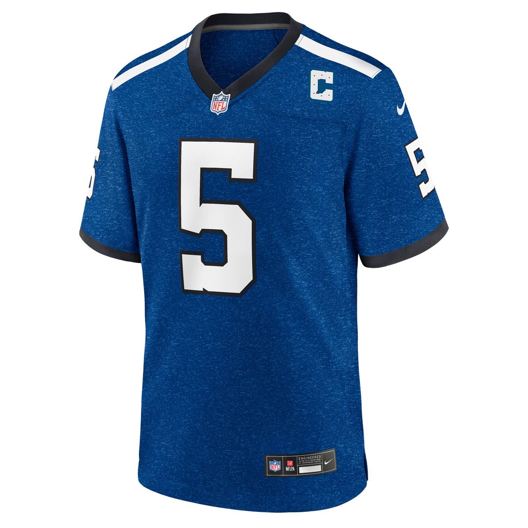 Indianapolis Colts Anthony Richardson Royal Indiana Nights Alternate Game Jersey product image 2, provided for visual
