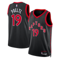 Jakob Poeltl Toronto Raptors Statement Edition Swingman Jersey - Black - Unisex product image 1, provided for visual
