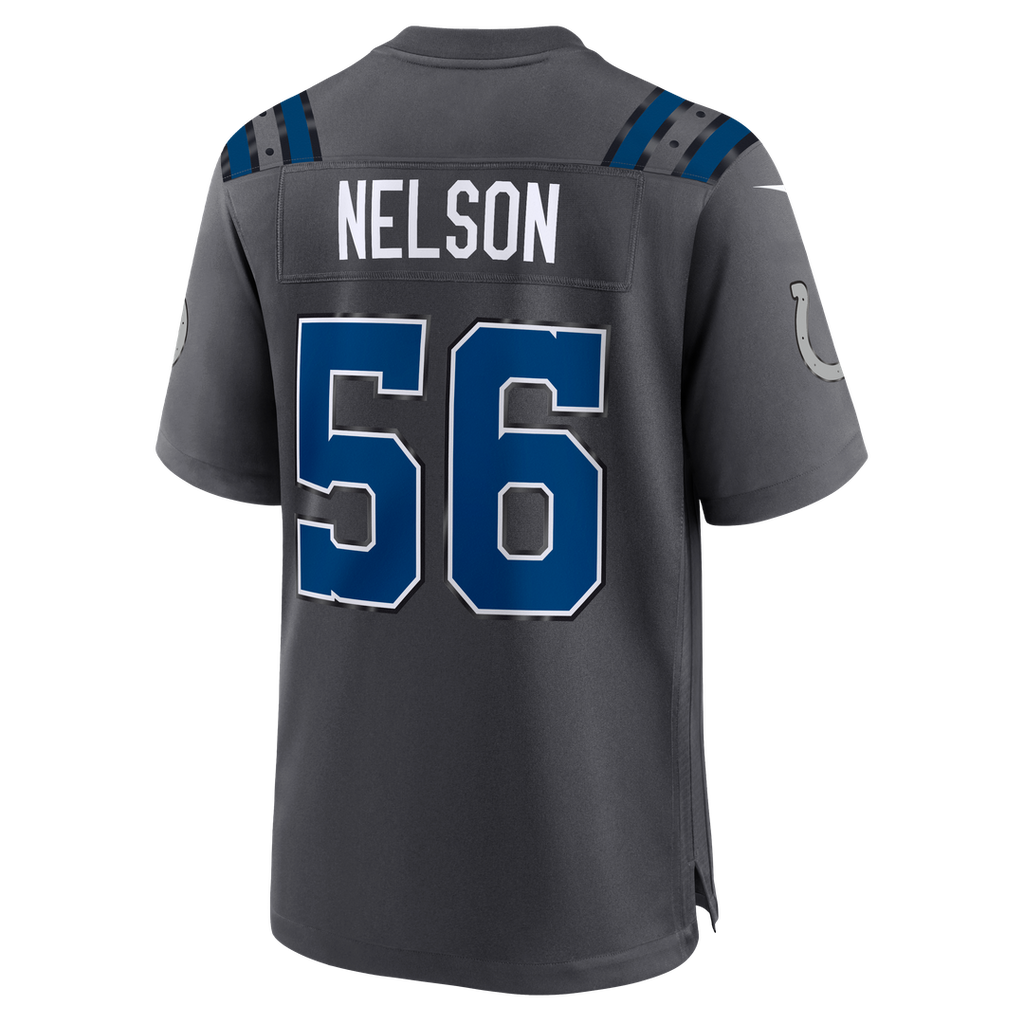 Indianapolis Colts Quenton Nelson Anthracite 2026 Rivalries Collection Game Jersey product image 3, provided for visual