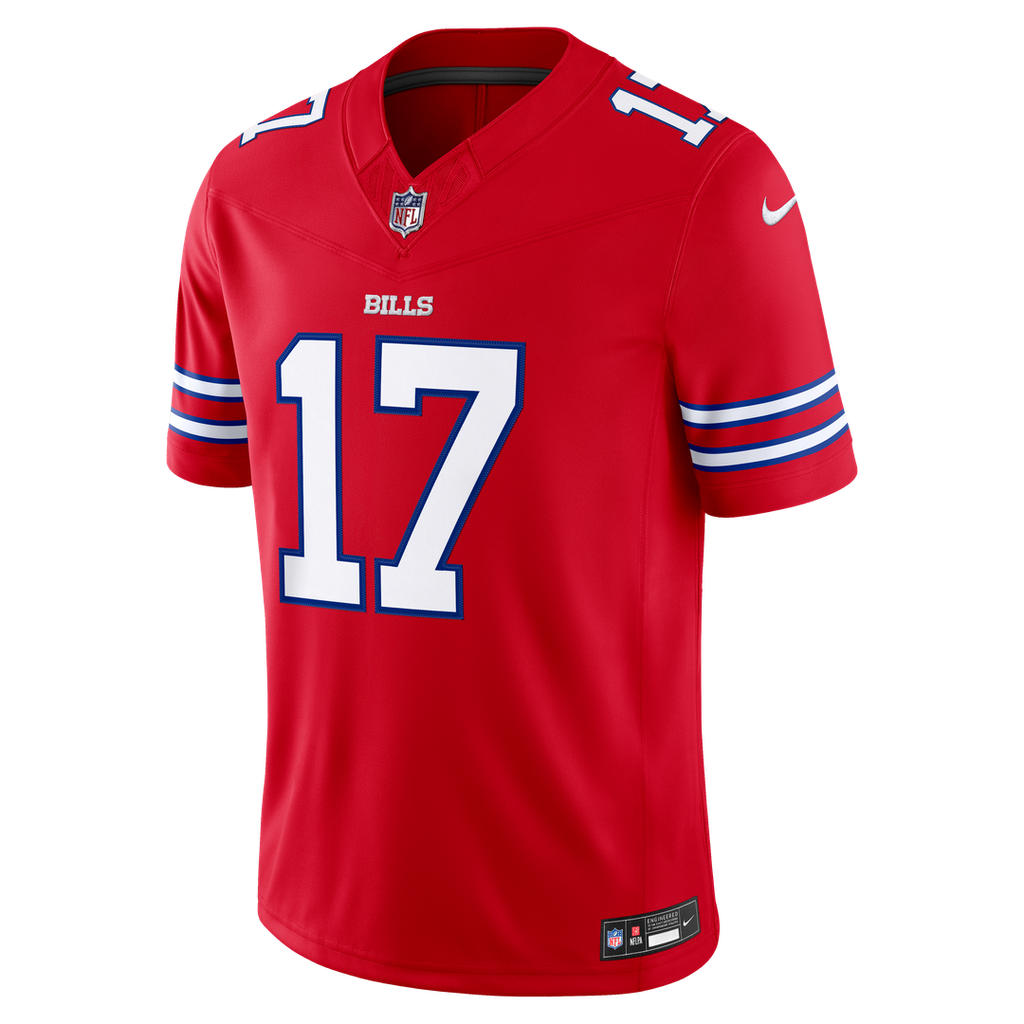 Buffalo Bills Josh Allen White Vapor F.U.S.E. Stitched Limited Jersey product image 8, provided for visual reference and