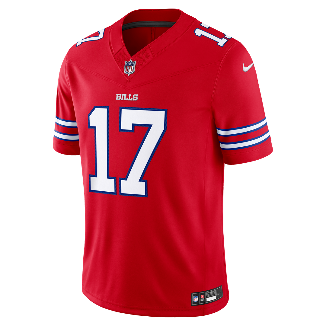 Buffalo Bills Josh Allen White Vapor F.U.S.E. Stitched Limited Jersey product image 8, provided for visual reference and