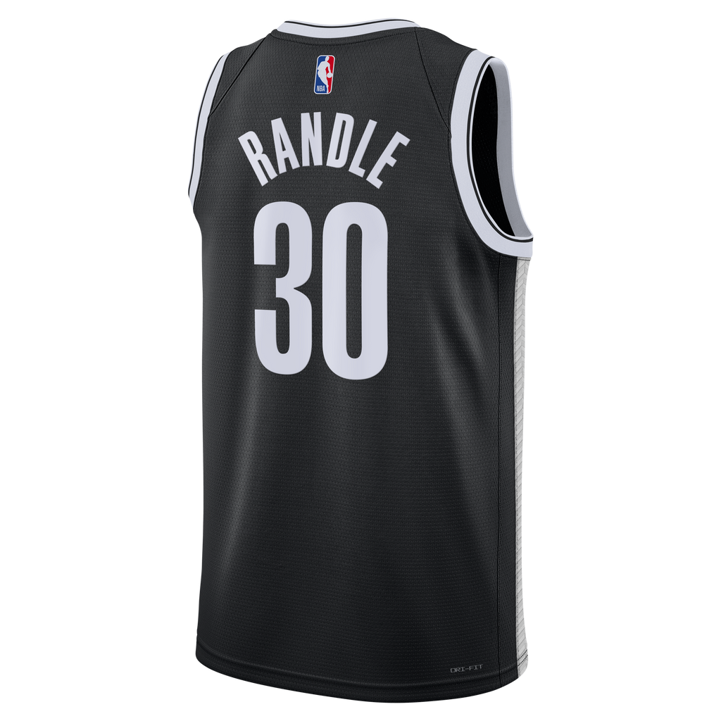Brooklyn Nets Nike Icon Swingman Jersey- Black - Julius product image 4