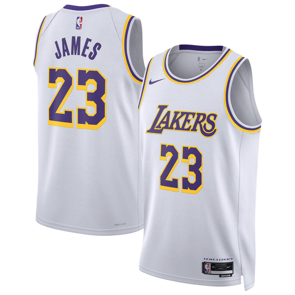 Los Angeles Lakers Association Swingman Jersey - Lebron James - Unisex product image 1, provided for visual reference and