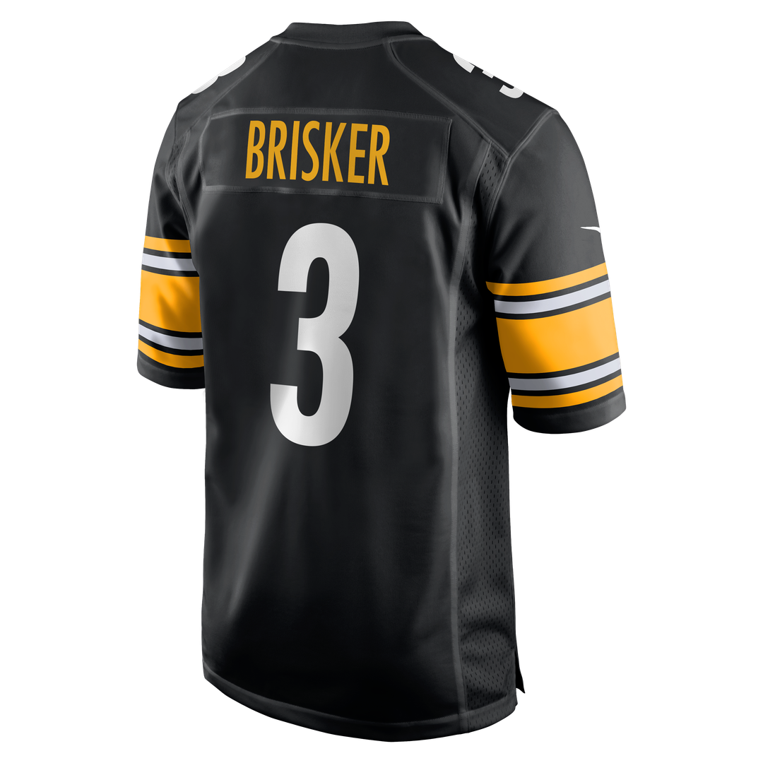 Pittsburgh Steelers Jaquan Brisker Black Team Game Jersey product image 5, provided for visual reference and product detail