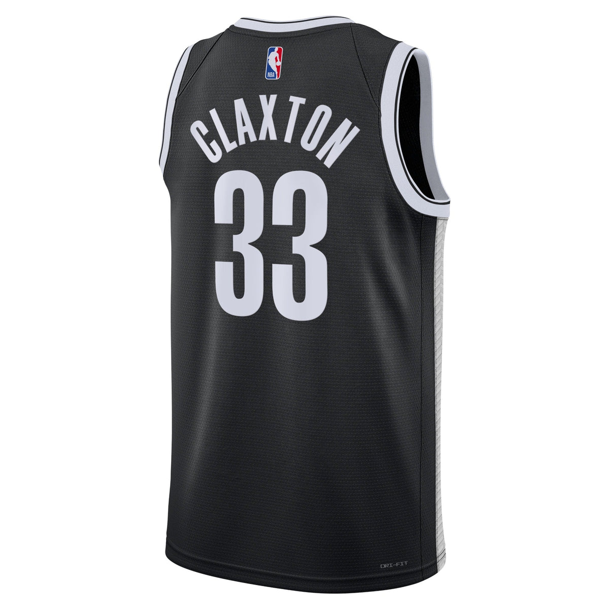 Brooklyn Nets Nike Icon Edition Swingman Jersey - Black product image 3