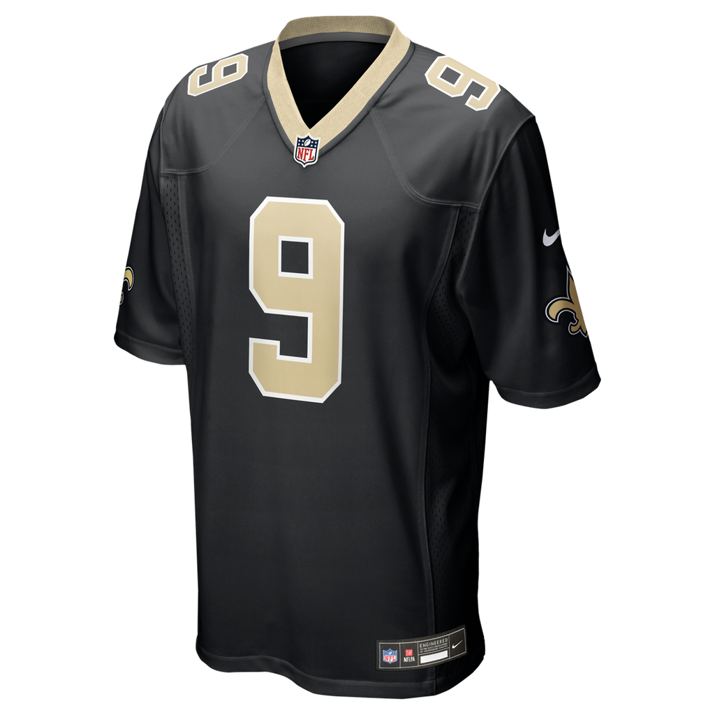 New Orleans Saints Drew Brees White Game Jersey product image 8, provided for visual reference and product detail review
