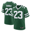 New York Jets Azareye'h Thomas Legacy Green Team Game Jersey product image 1, provided for visual reference and product