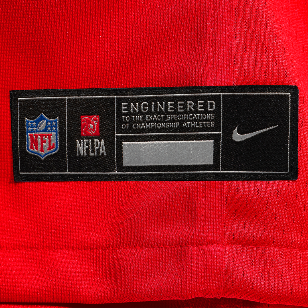 New England Patriots A.J. Brown Red Game Jersey product image 12, provided for visual reference and product detail review