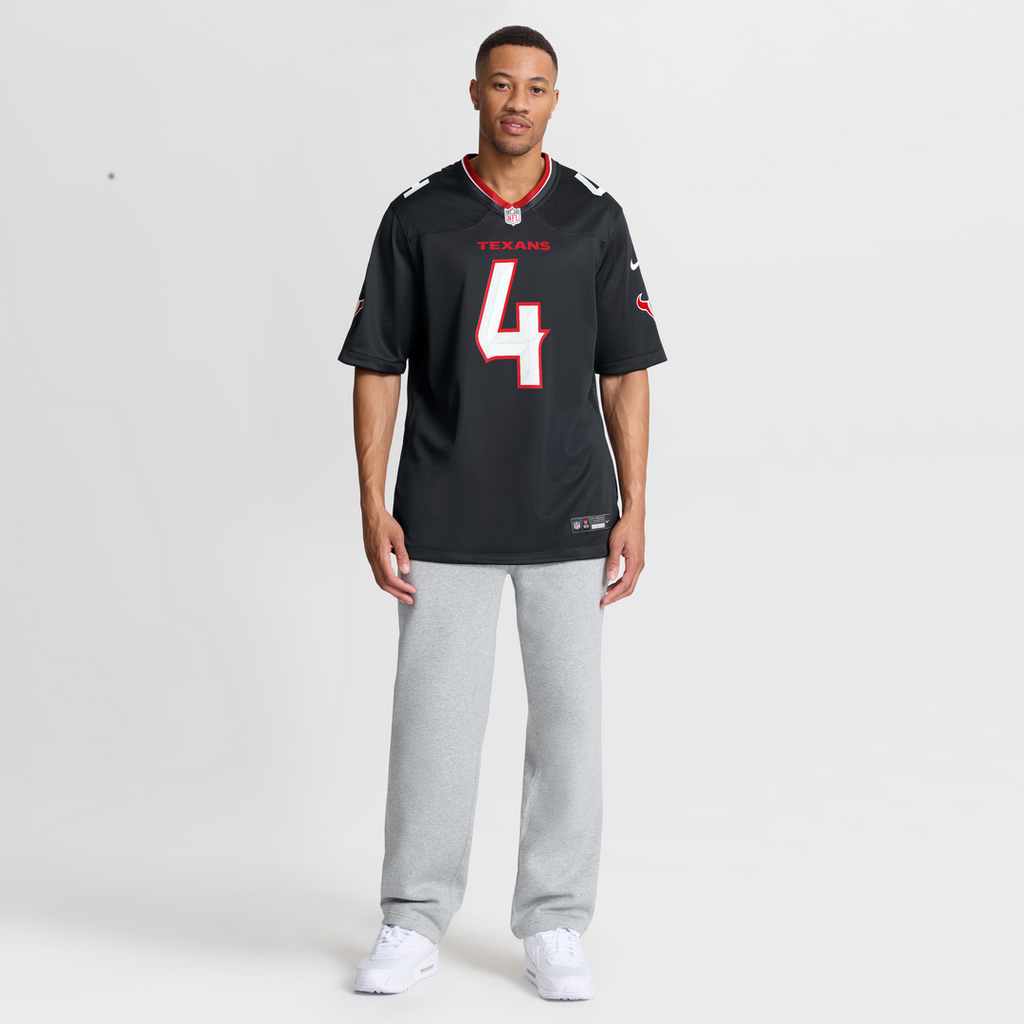 Houston Texans Kamari Lassiter Navy Team Game Jersey product image 7, provided for visual reference and product detail review