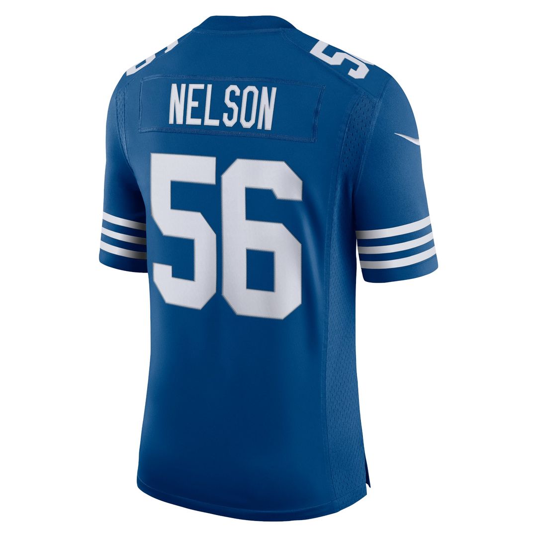 Indianapolis Colts Quenton Nelson Royal Alternate Vapor Limited Jersey product image 3, provided for visual reference and