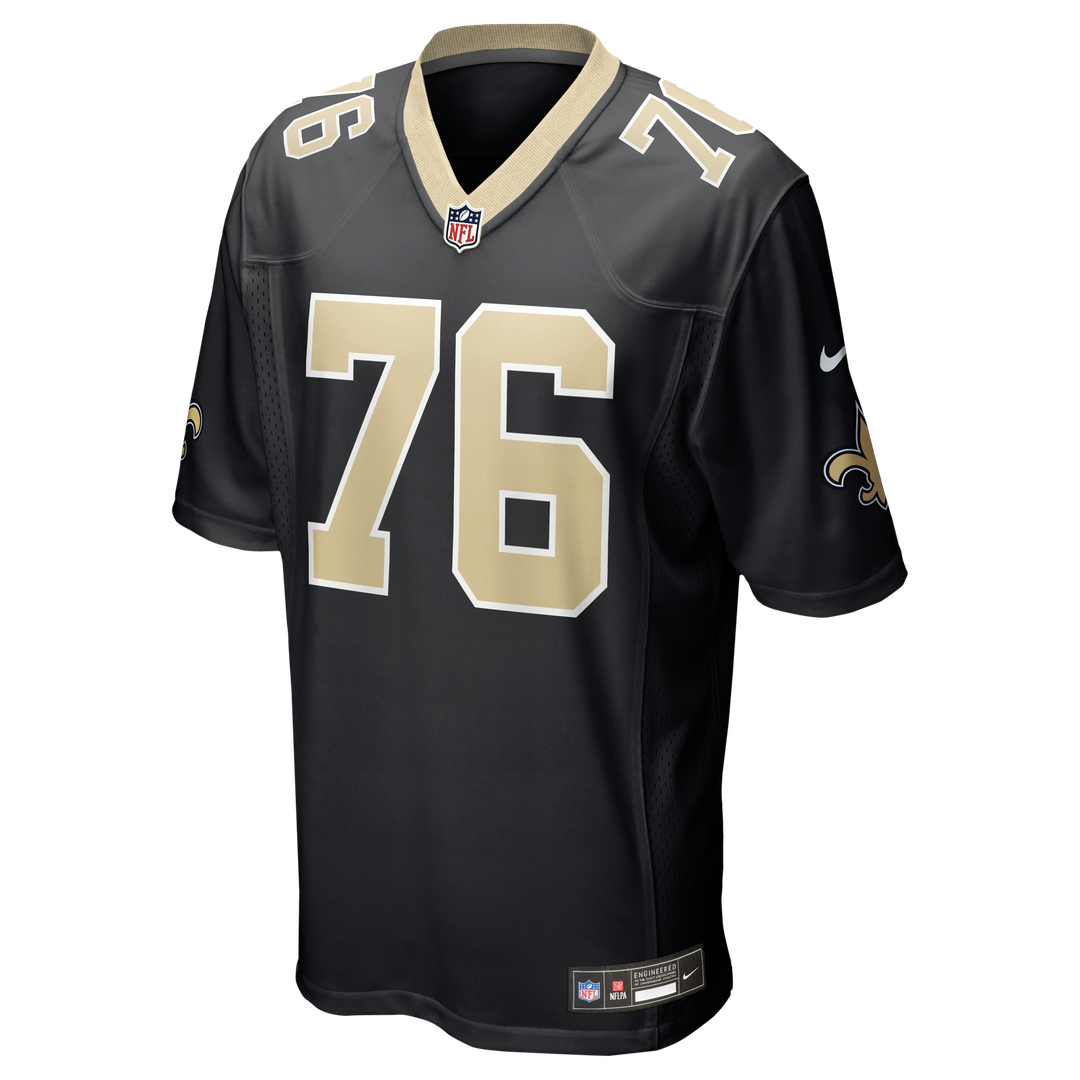 New Orleans Saints Will Clapp Black Team Game Jersey product image 2, provided for visual reference and product detail review