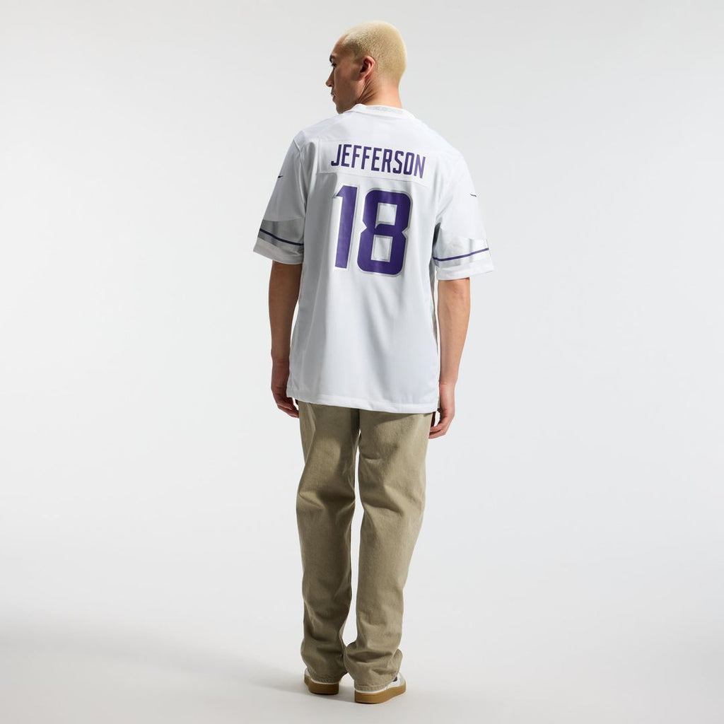 Minnesota Vikings Justin Jefferson White Alternate Game Player Jersey product image 18, provided for visual reference and