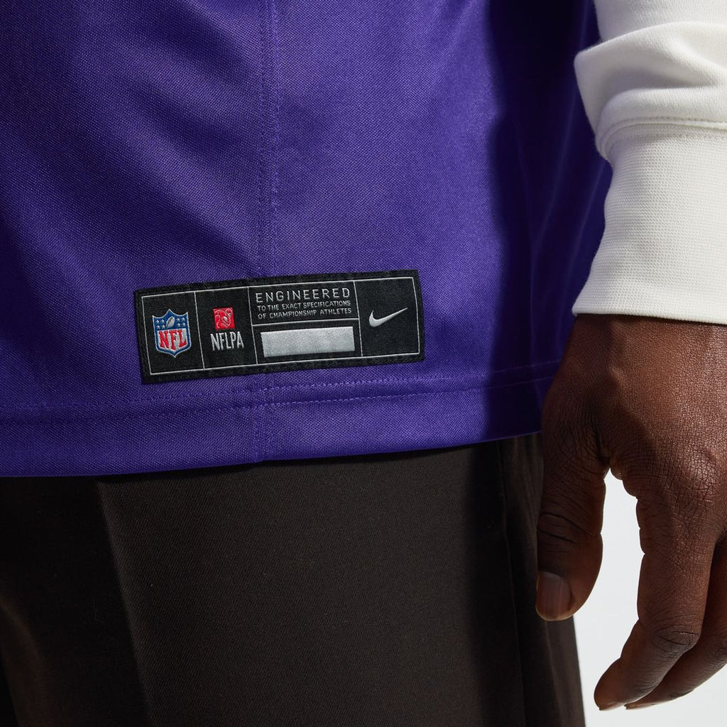 Minnesota Vikings Justin Jefferson White Alternate Vapor F.U.S.E. Stitched Limited Jersey product image 16, provided for