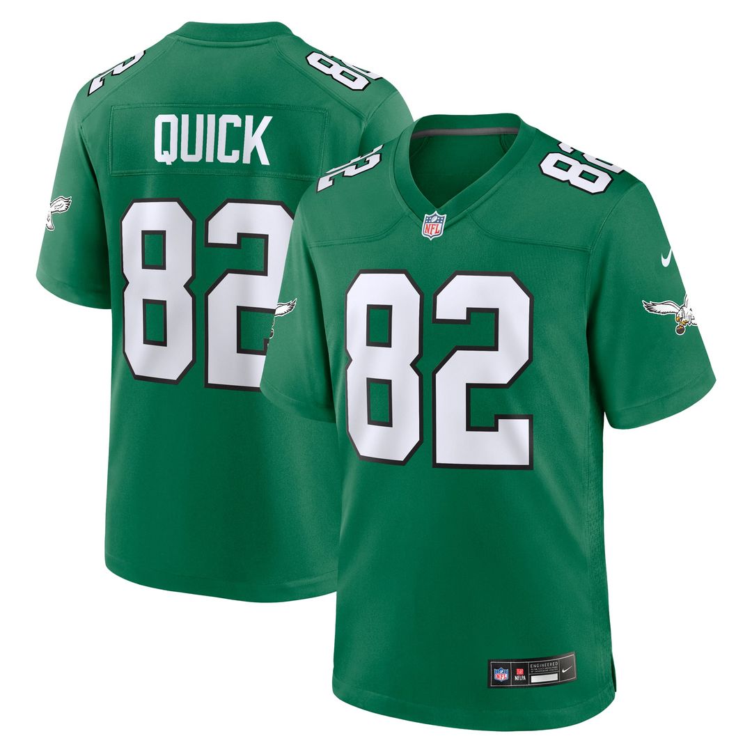 Philadelphia Eagles Mike Quick Kelly Green Retired Player Alternate Game Jersey product image 1, provided for visual