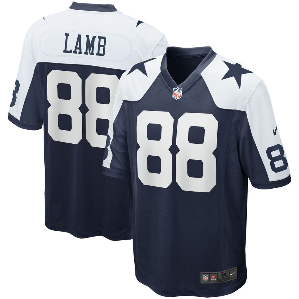 Dallas Cowboys CeeDee Lamb White Alternate Game Team Jersey product image 7, provided for visual reference and product
