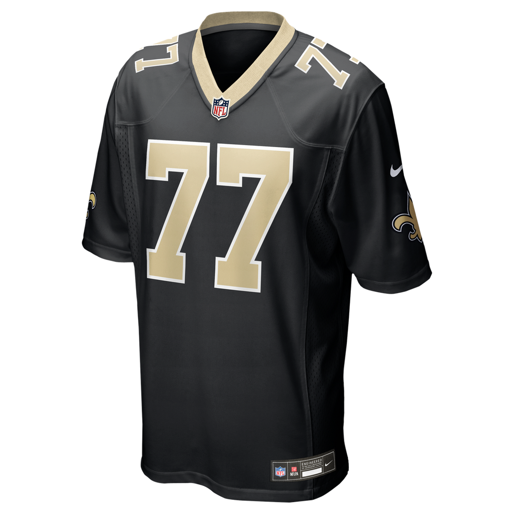 New Orleans Saints Carl Nicks Black Game Retired Player Jersey product image 2, provided for visual reference and product