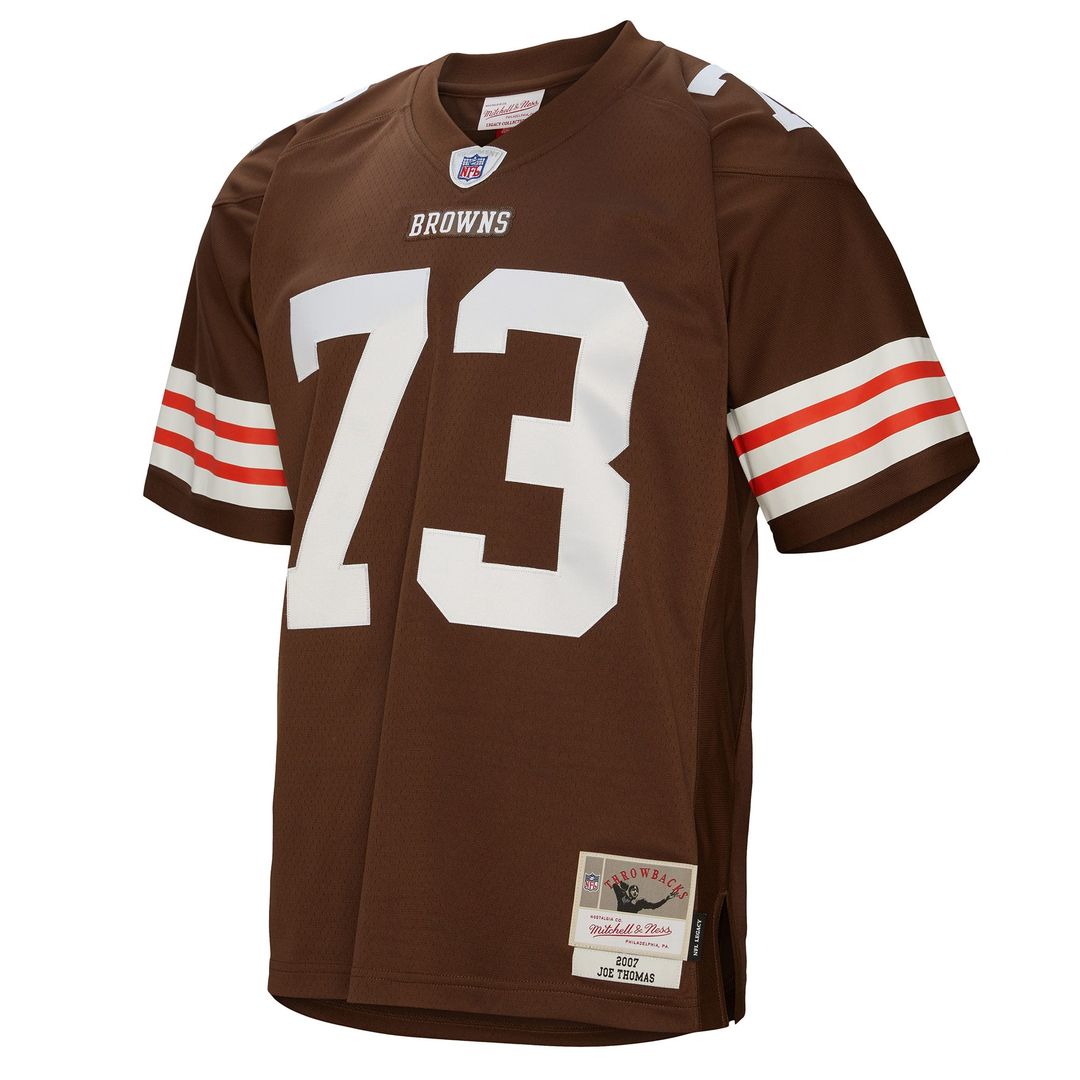 Cleveland Browns Joe Thomas Brown Legacy Replica Jersey product image 2, provided for visual reference and product detail