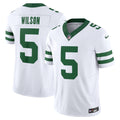 New York Jets Garrett Wilson Legacy White Vapor F.U.S.E. Limited Jersey product image 1, provided for visual reference and