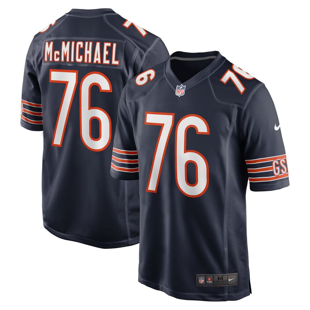 Chicago Bears Steve McMichael Navy Retired Player Game Jersey product image 1, provided for visual reference and product