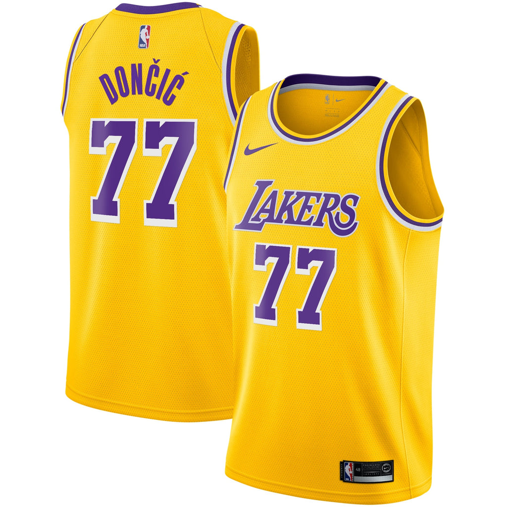 Los Angeles Lakers Nike Icon Edition Swingman Jersey - Gold product image 1