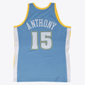 Denver Nuggets Carmelo Anthony 2003 - 04 Hardwood Classics Road Swingman Basketball Jersey By - Blue product image 1,