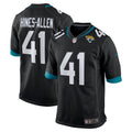 Jacksonville Jaguars Josh Hines-Allen Black Alternate Game Jersey product image 1, provided for visual reference and product