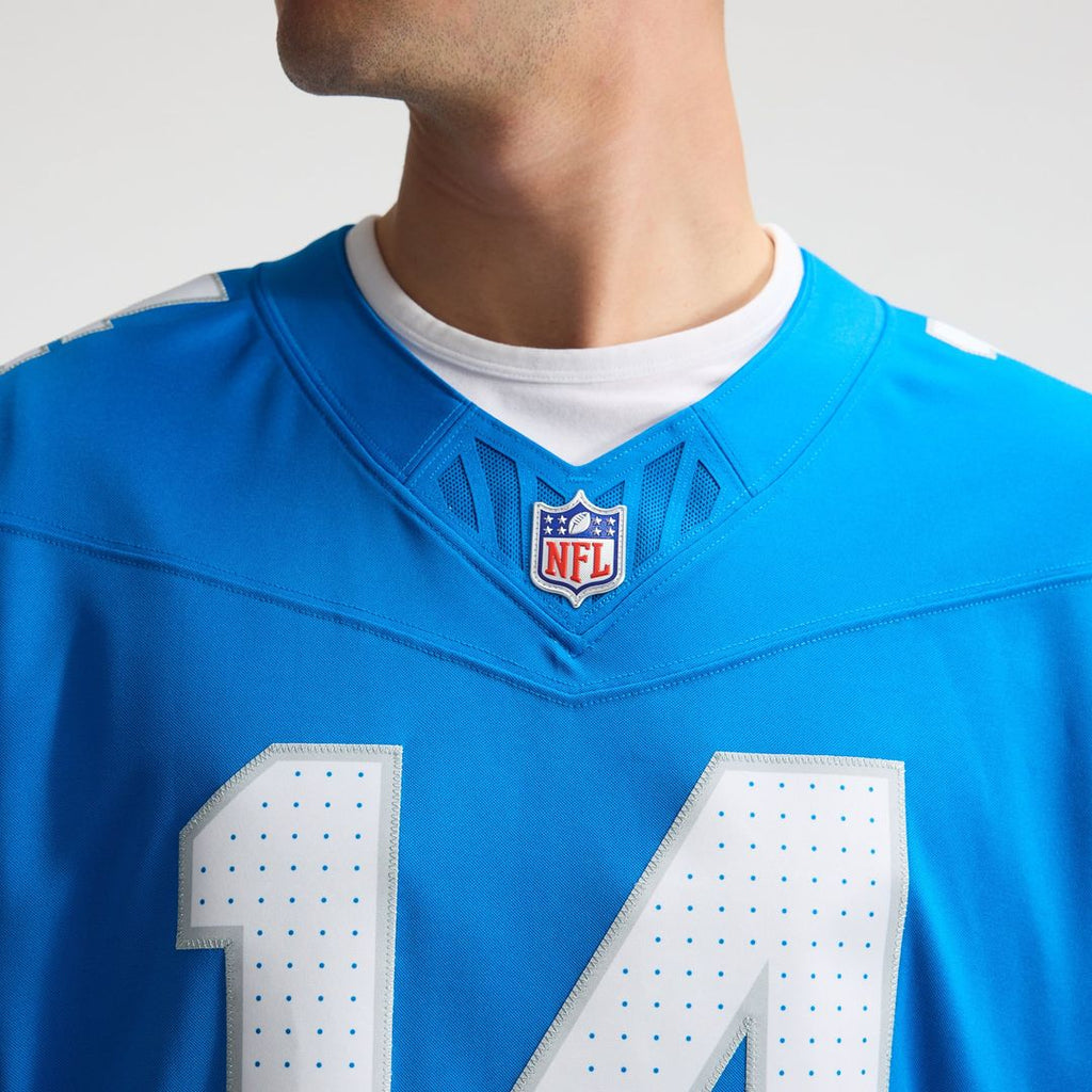 Detroit Lions Amon-Ra St. Brown Blue Team Vapor F.U.S.E. Stitched Limited Jersey product image 8, provided for visual