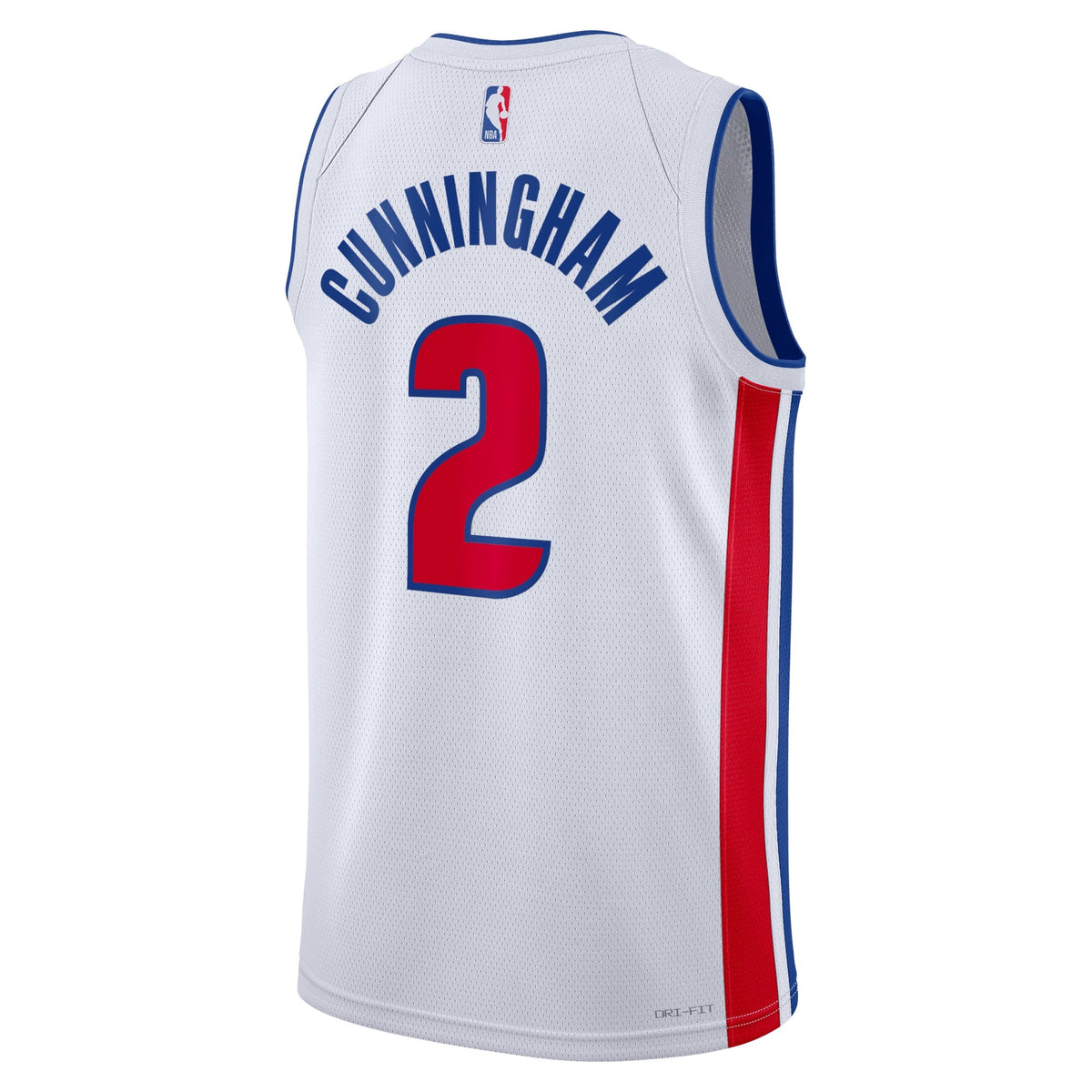 Cade Cunningham Detroit Pistons Association Edition Swingman Jersey - White - Unisex product image 3, provided for visual