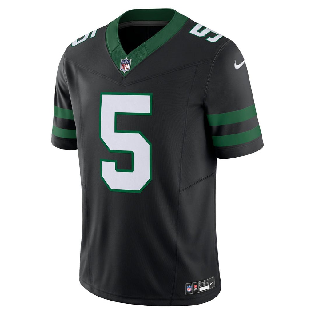 New York Jets Garrett Wilson Legacy White Vapor F.U.S.E. Limited Jersey product image 11, provided for visual reference and