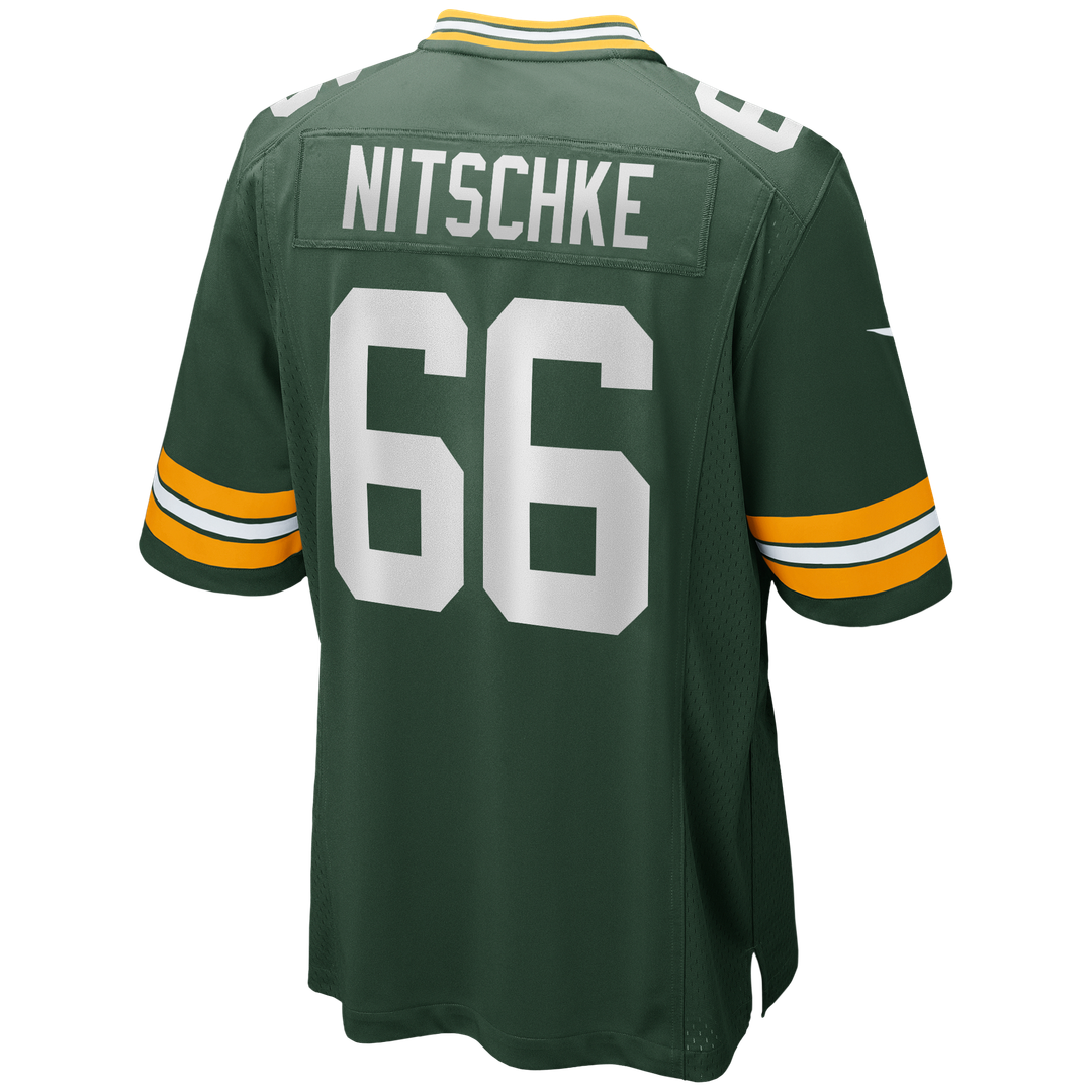 Green Bay Packers Ray Nitschke Green Game Retired Player Jersey product image 3, provided for visual reference and product