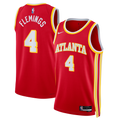 Atlanta Hawks Icon Swingman Basketball Jersey - Red - Kingston Flemings - Unisex product image 1, provided for visual