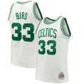 Larry Bird Boston Celtics 1985-86 Hardwood Classics Swingman Jersey - Mens product image 1, provided for visual reference