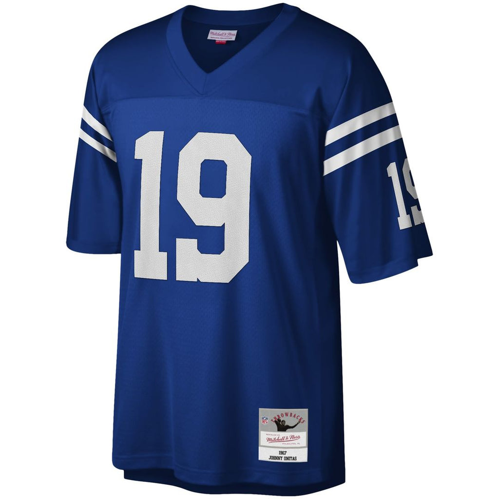 Baltimore Colts Johnny Unitas Royal Legacy Replica Jersey product image 2, provided for visual reference and product detail