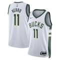 Tyler Herro Milwaukee Bucks Association Edition Swingman Jersey - White - Unisex product image 1, provided for visual